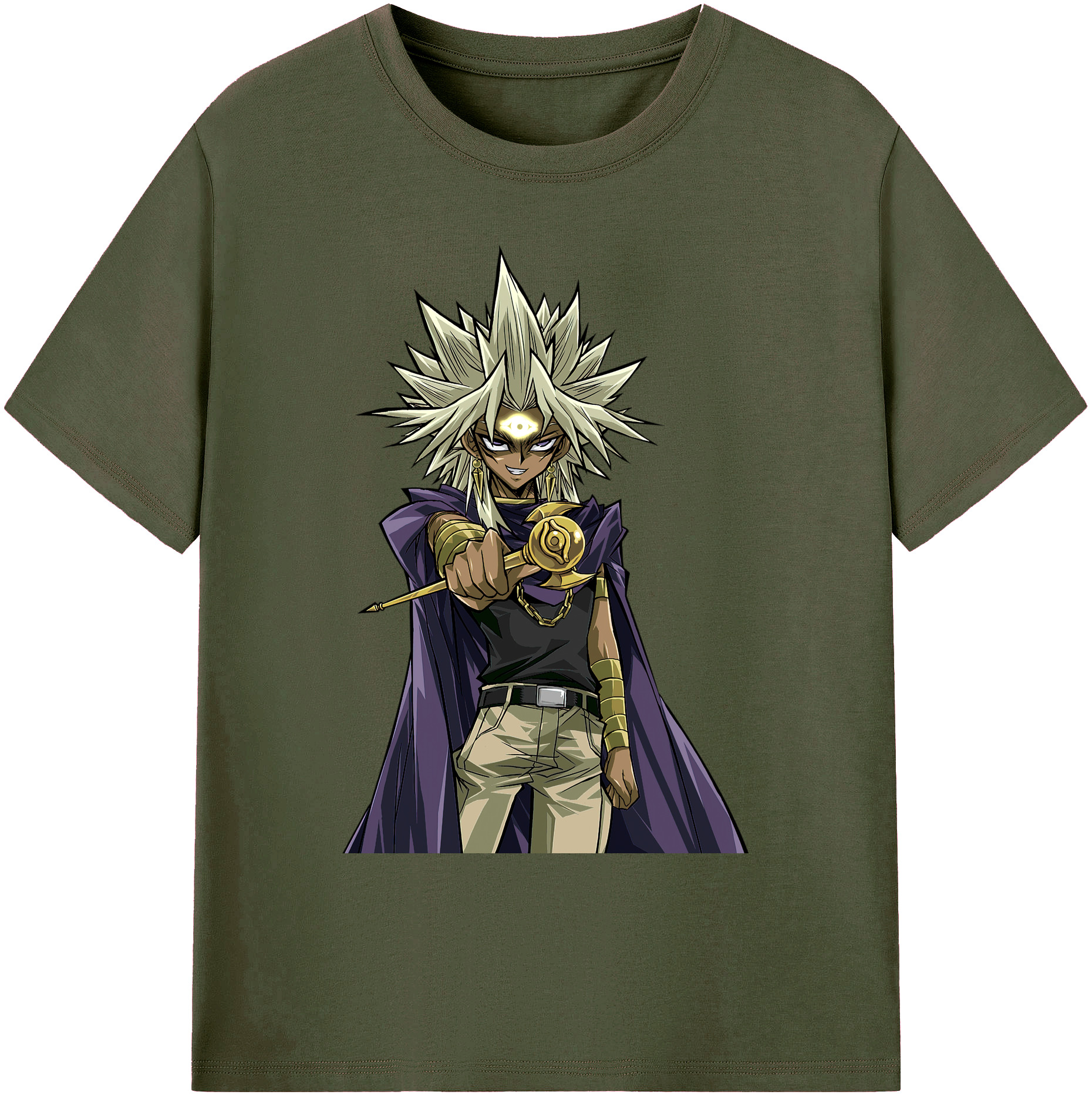（画像用） 遊☆戯☆王 Yu-Gi-Oh! 綿100％ メンズ半袖Tシャツ｜肌触りやわらか＆通気性